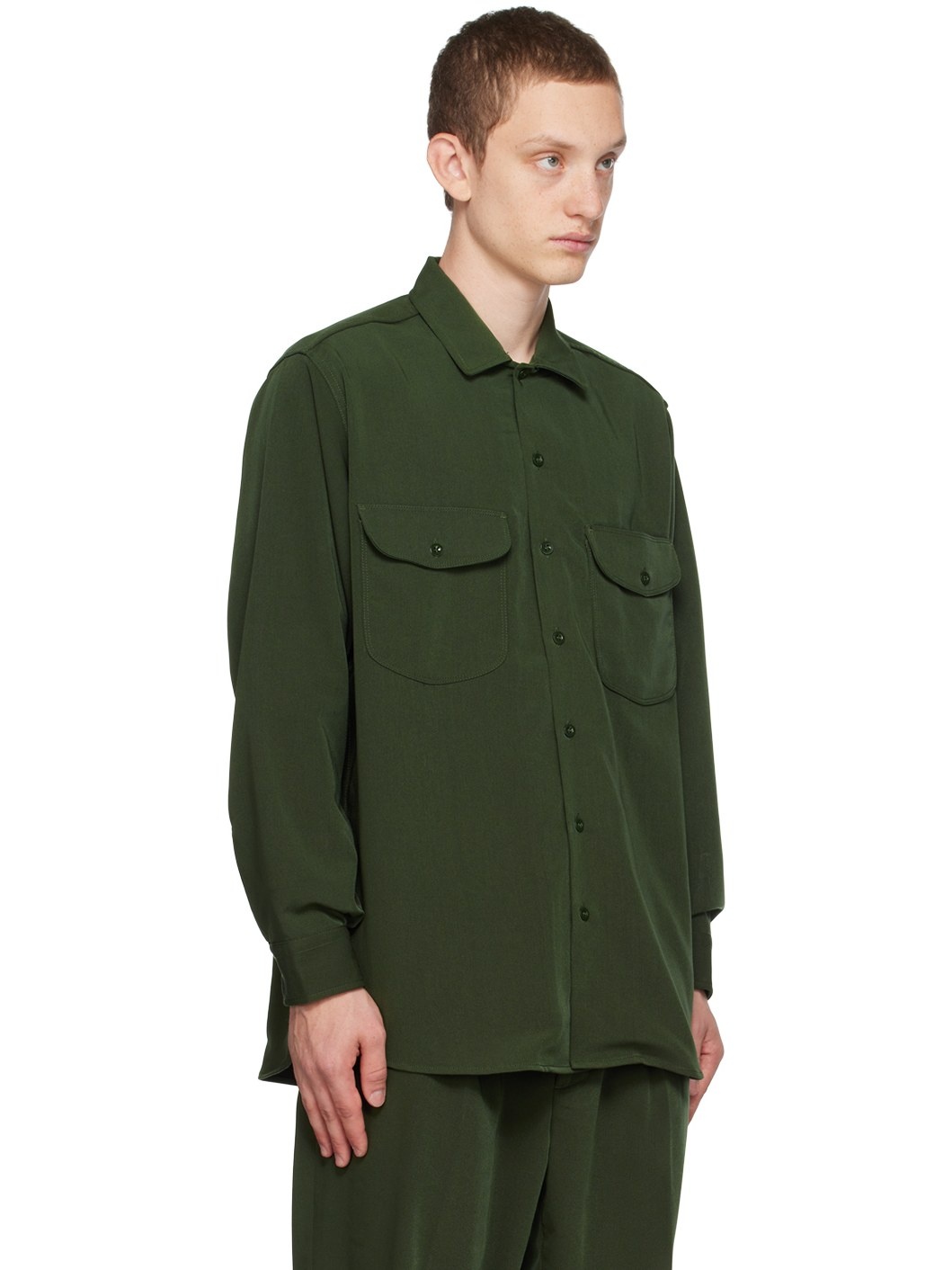 Green Button Shirt - 2