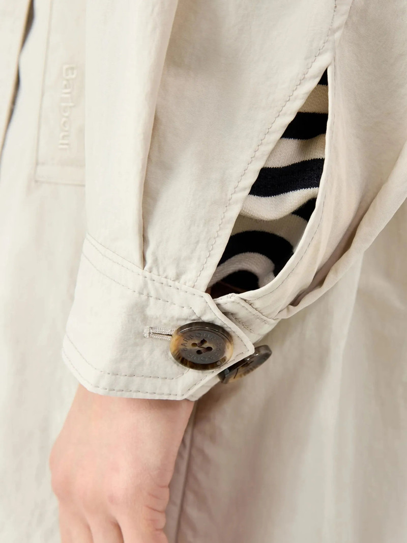 Barbour Barbour Layla Double-breasted Belted Trench Coat outlook