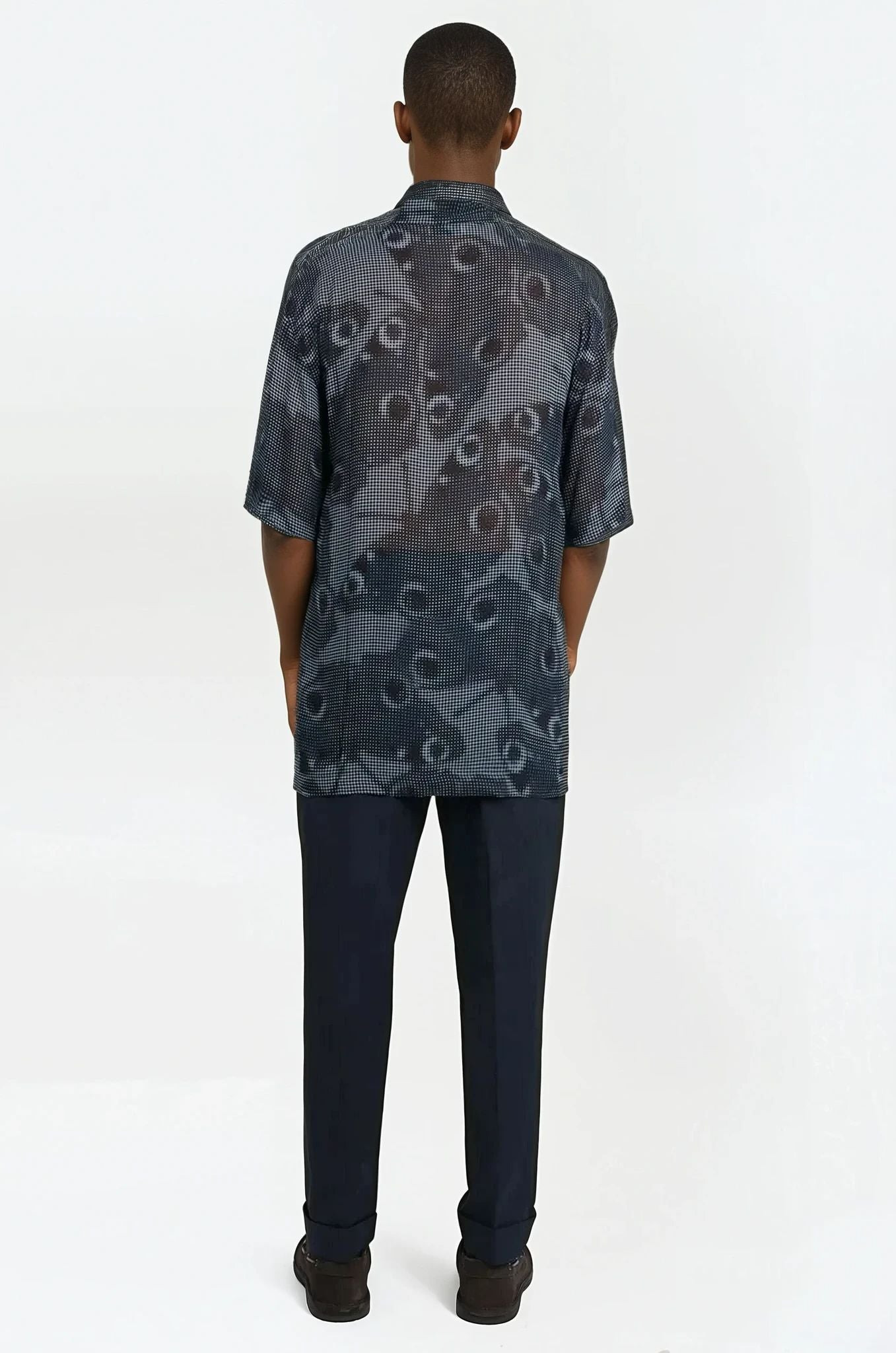 CUFFED PANT | NAVY - 3