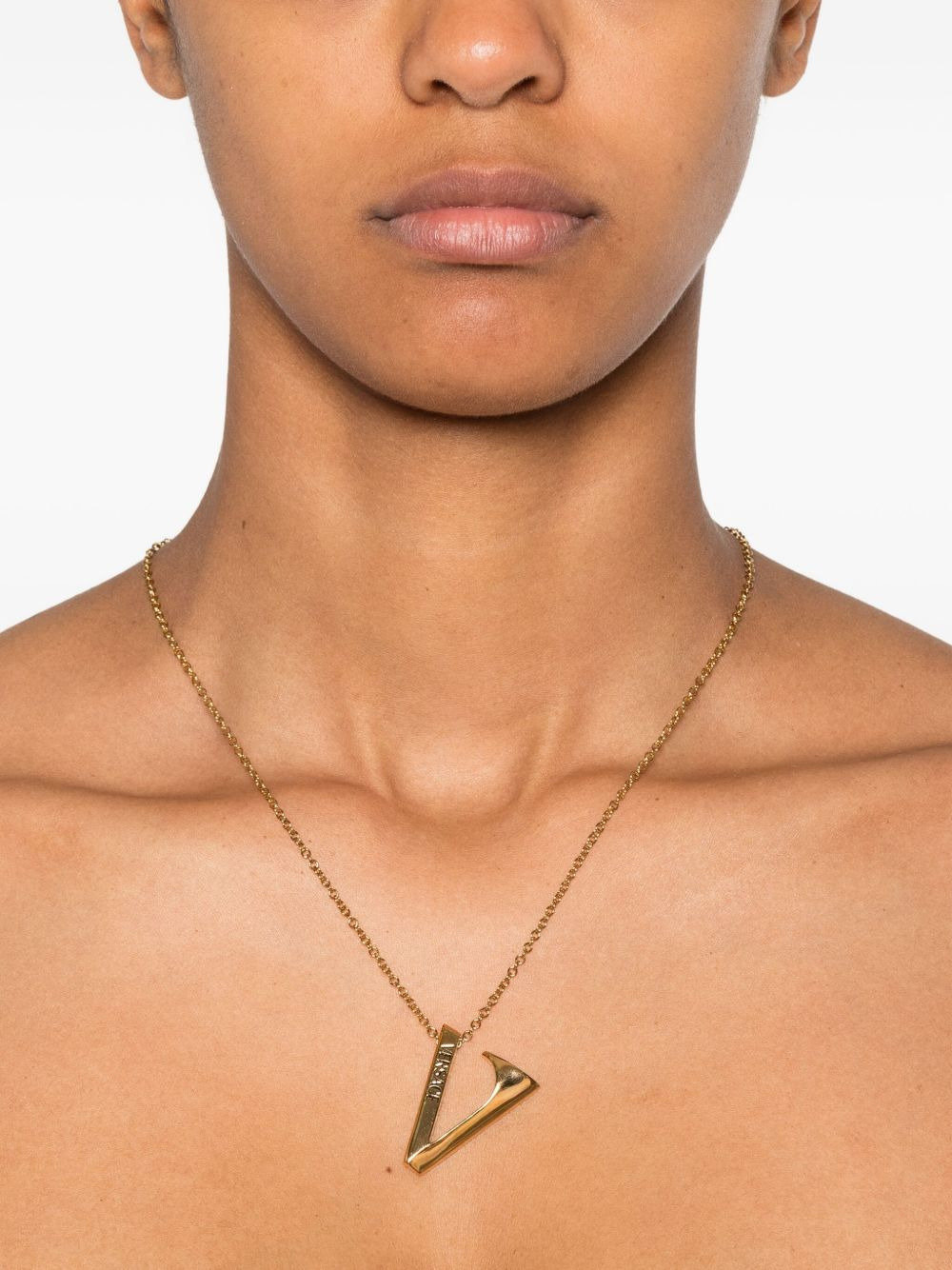V-pendant necklace - 2