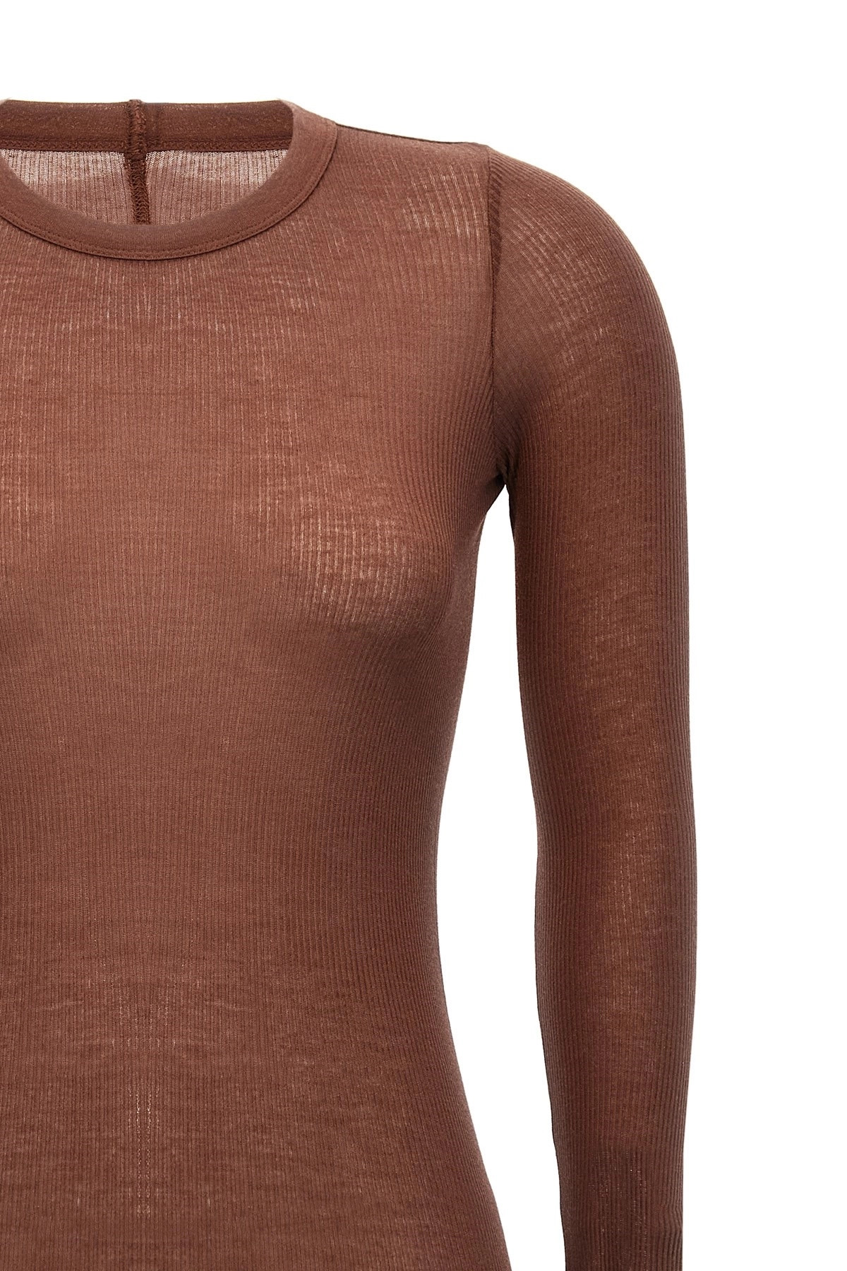 'Rib Ls T' T-shirt - 4