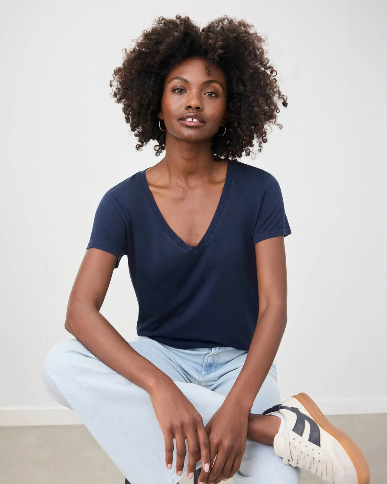 Kate V-Neck Tee - 1