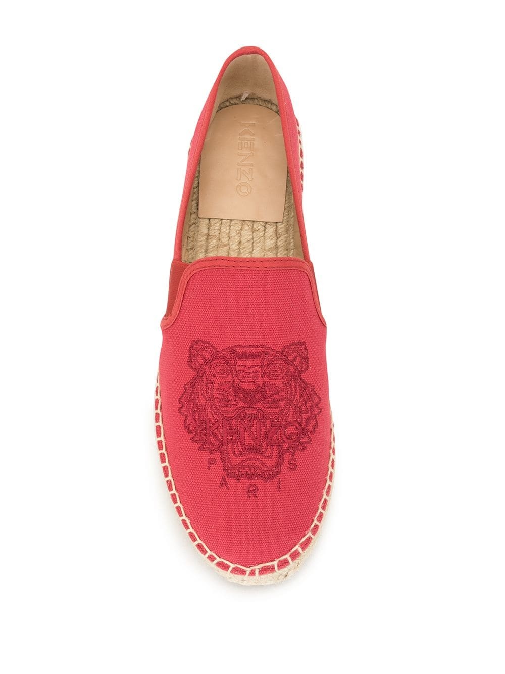 Tiger embroidered espadrilles - 4