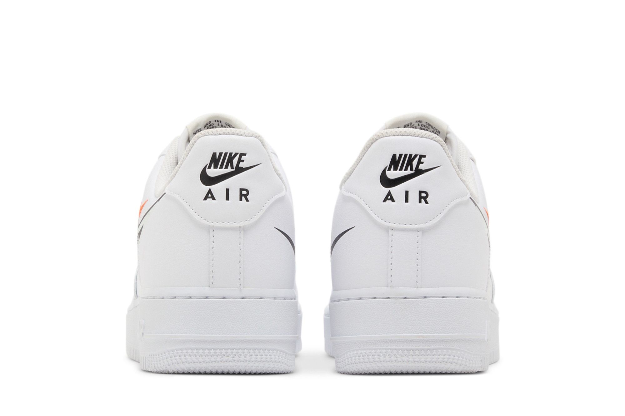 Air Force 1 '07 'Multi Swoosh - White Black' - 6