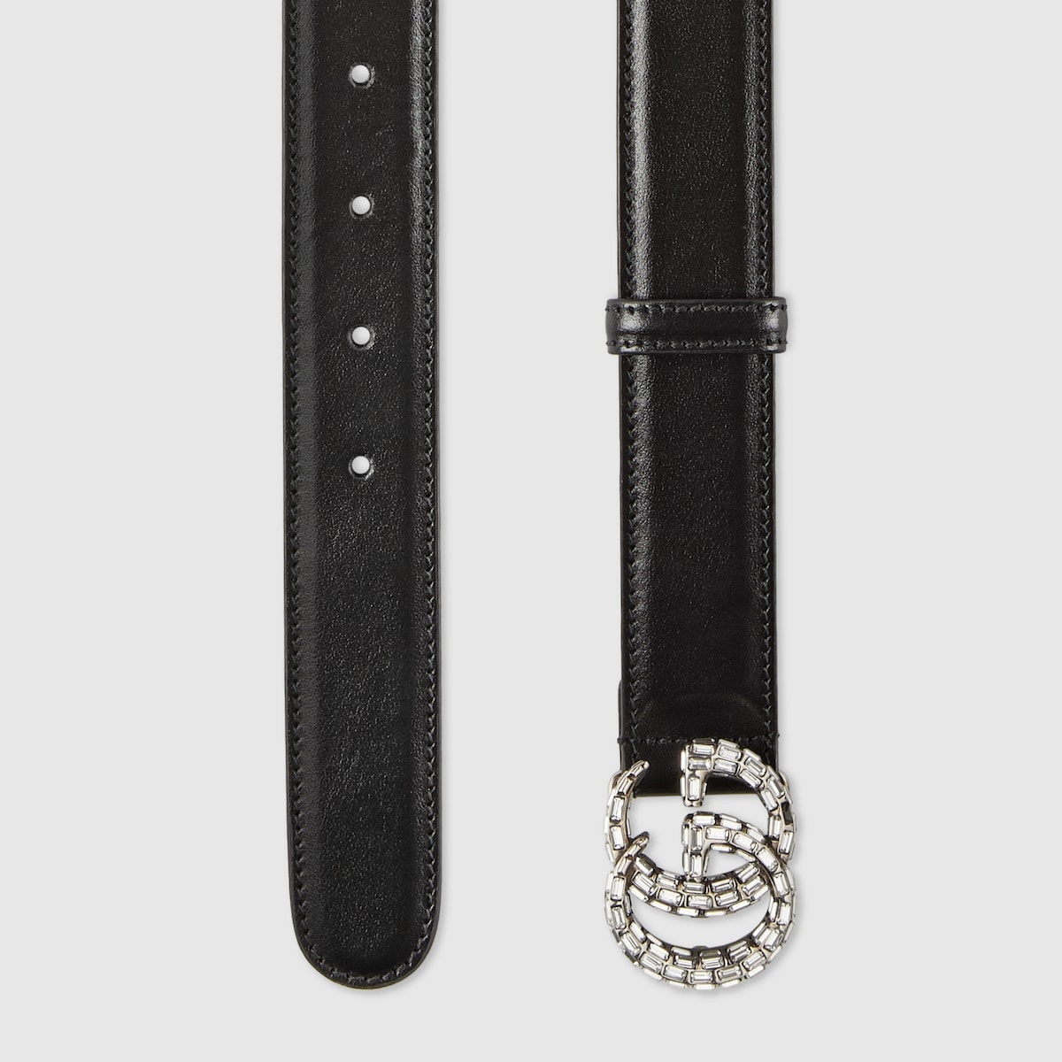 GG Marmont thin belt with crystals - 2