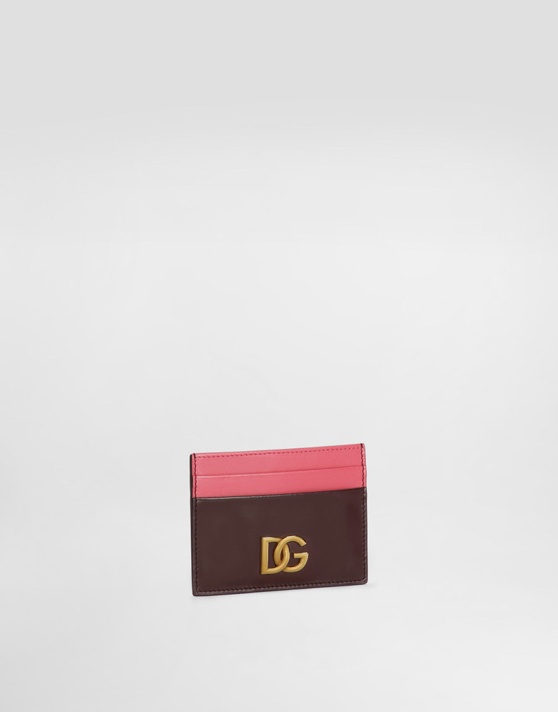 Dolce & Gabbana Calfskin card holder with DG logo outlook