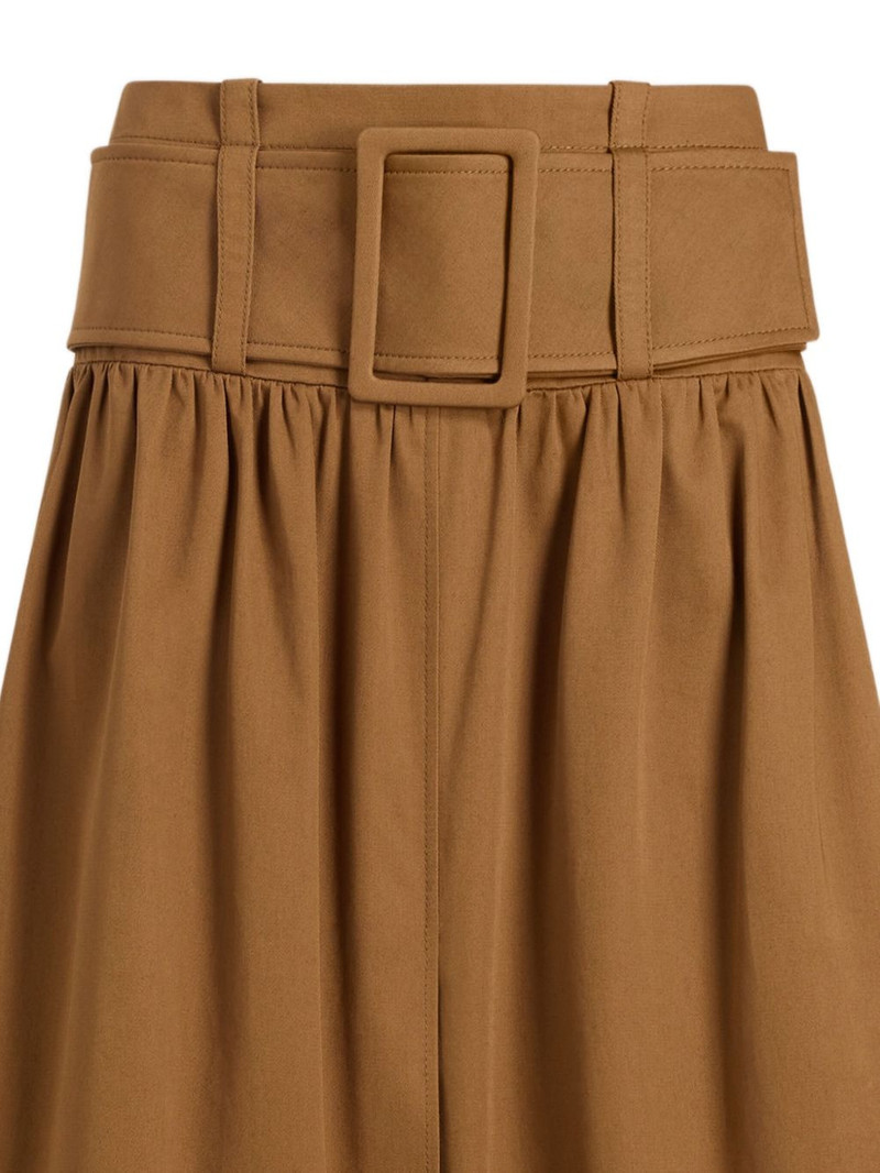 PATOU belted gathered skirt outlook