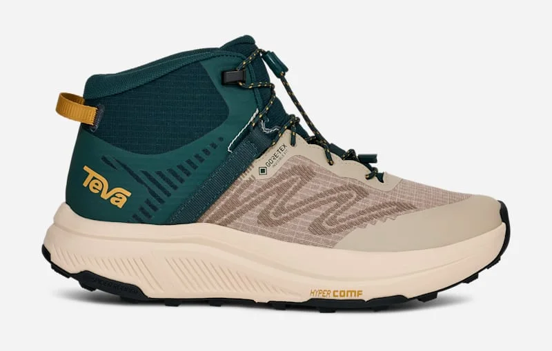 Women's Hurricane Trailsetter Mid GTX Trail Shoe in Oyster/June Bug - 1