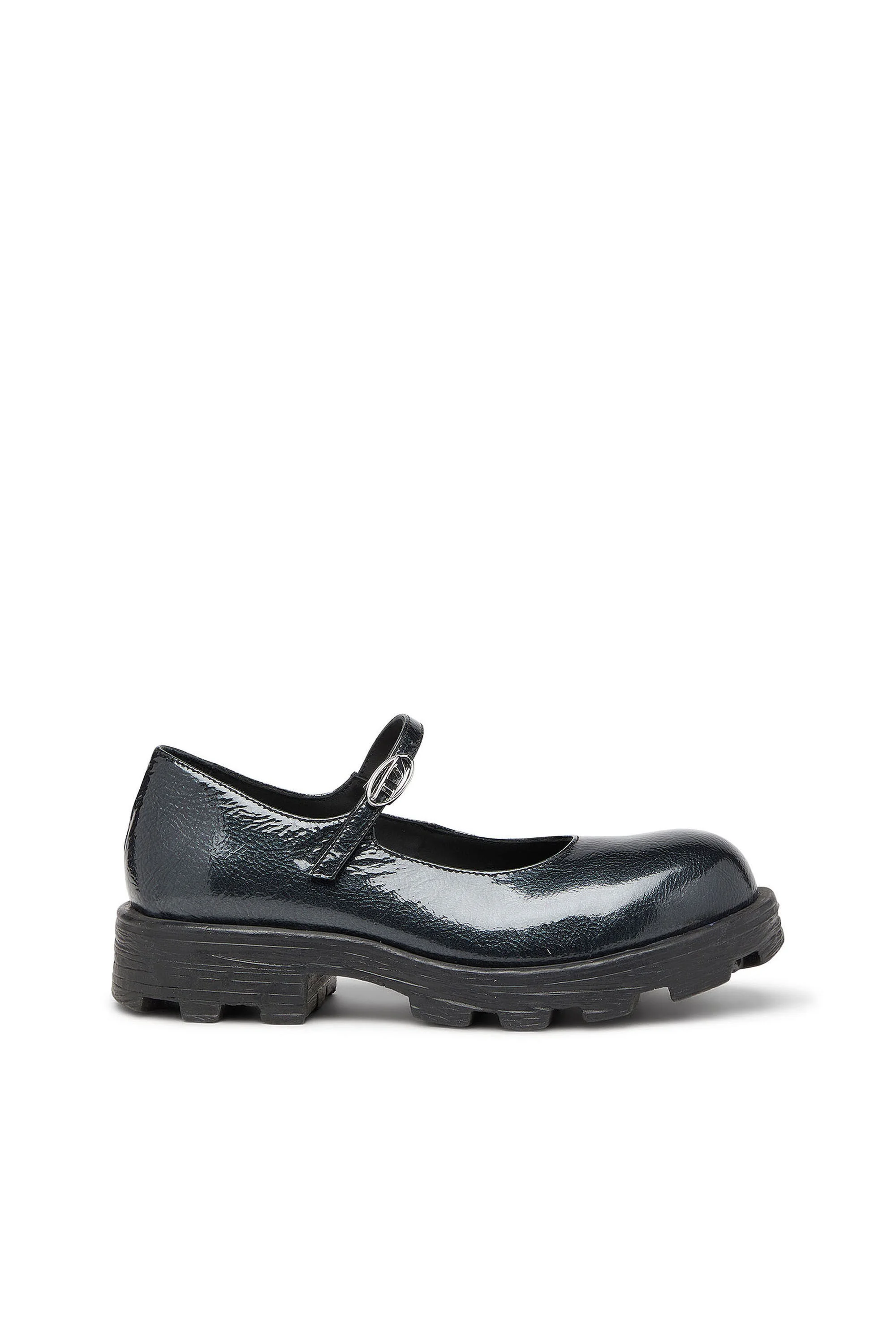 D-HAMMER - LUGGED MARY JANE FLATS IN PATENT LEATHER - 1