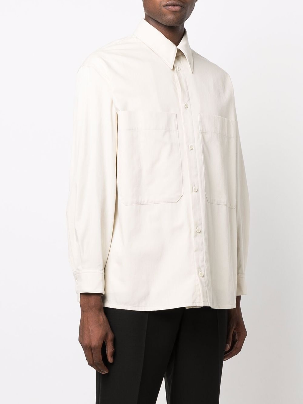 button-down fitted shirt - 3