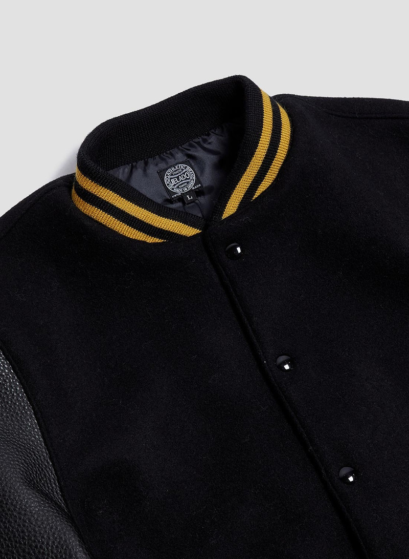 Nigel Cabourn Jelado Smoky Joe Plain Jacket Black outlook