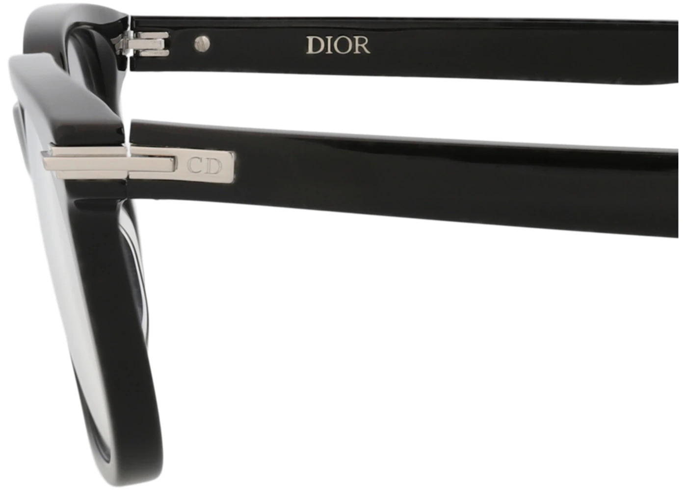 Dior Square-Frame Acetate Optical Frames Black Black Transparent (DM50038I-53-001) - 4