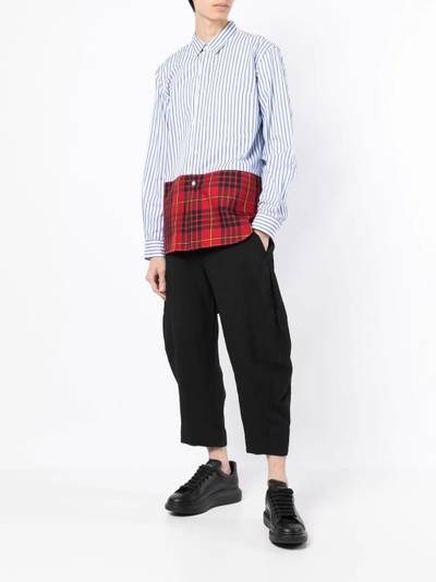 Comme des Garçons Homme Plus tapered-leg trousers outlook