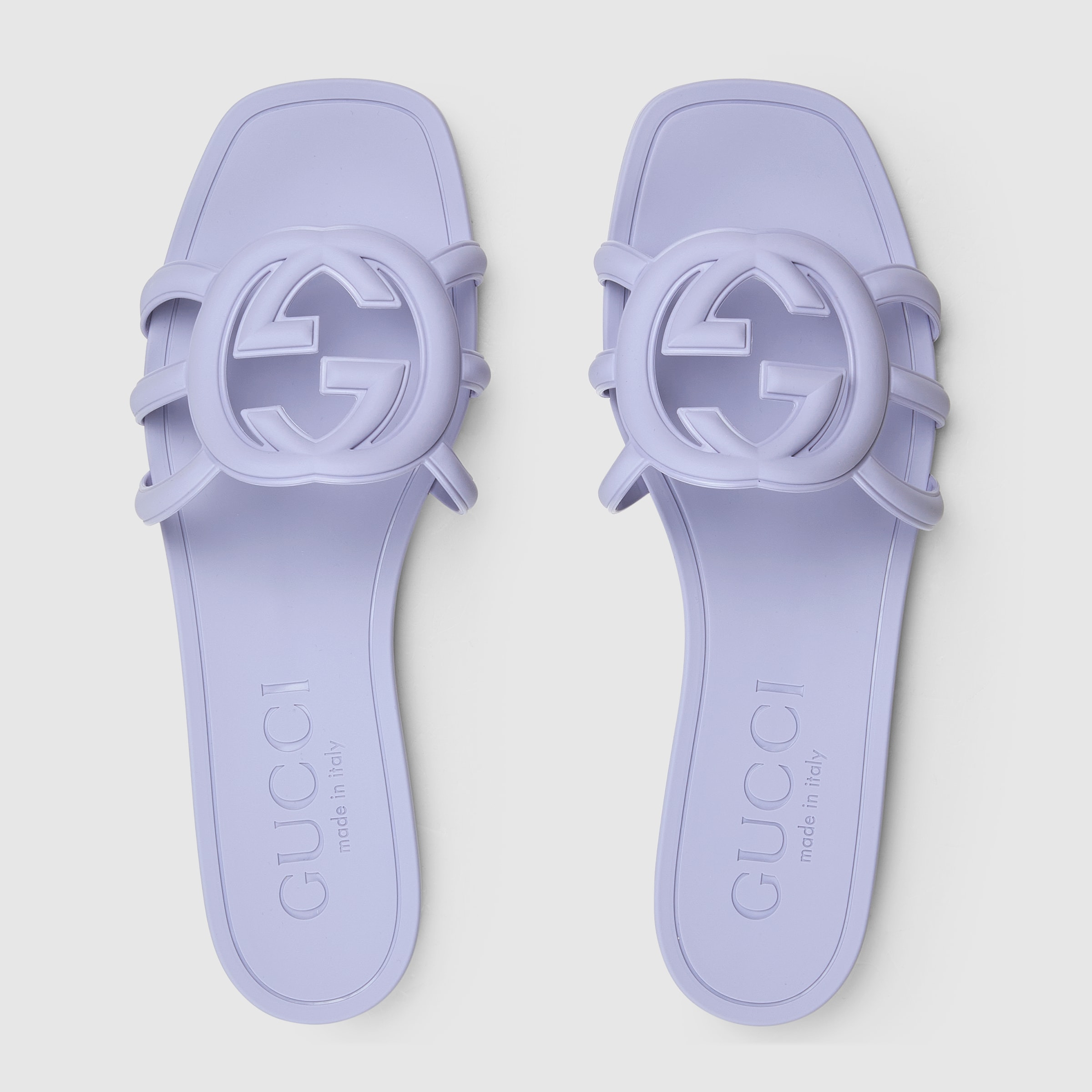 Women's Interlocking G slide sandal - 5