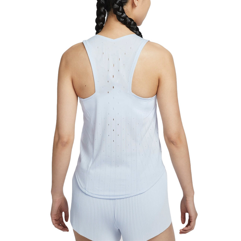 Nike (WMNS) Nike AeroSwift Dri-FIT ADV Running Singlet Asia Sizing 'Football Grey' FN2505-085 outlook