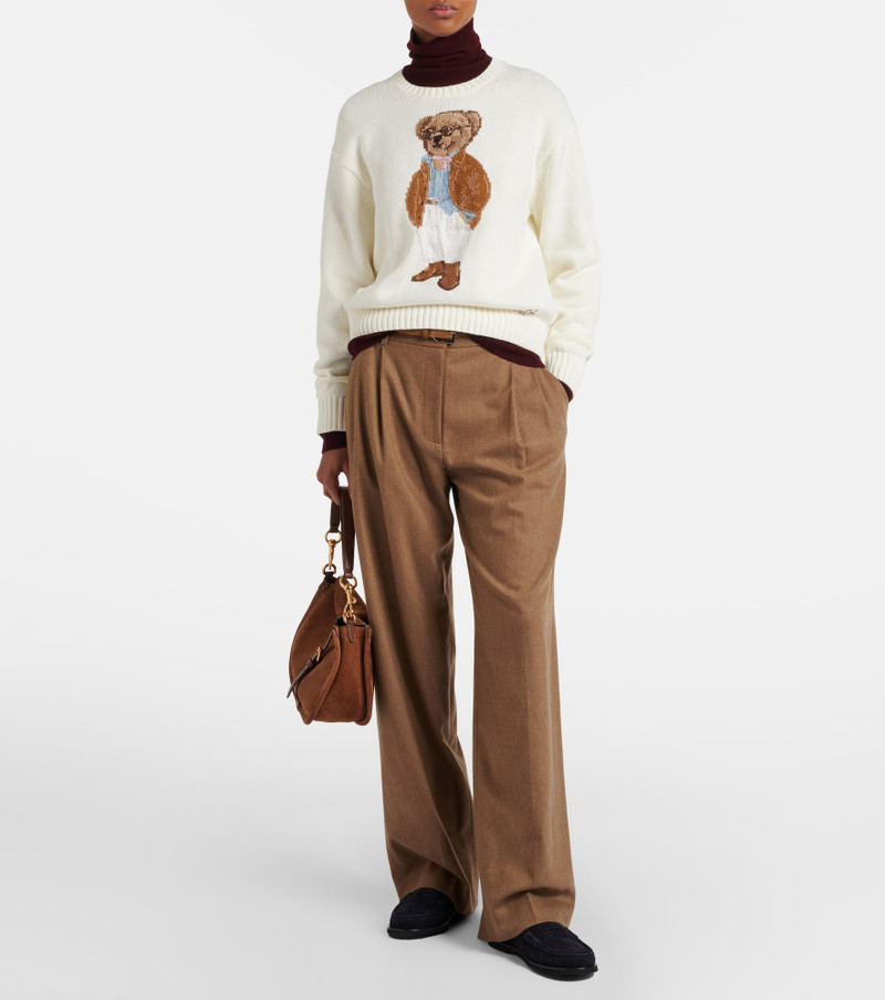Polo Ralph Lauren Polo Bear intarsia cotton sweater outlook