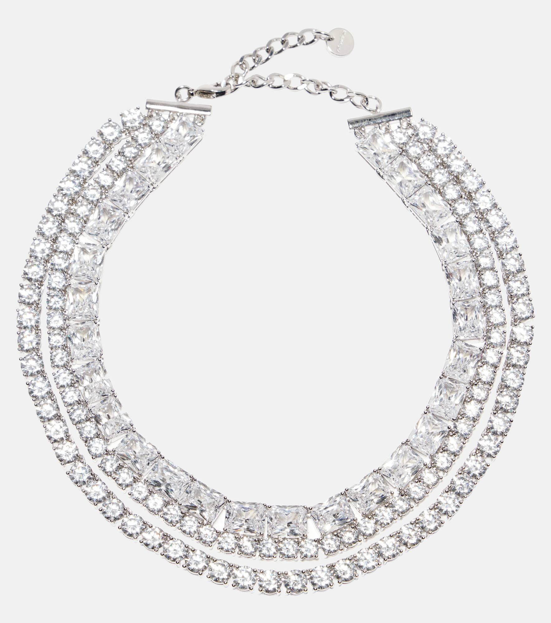 Crystal-embellished choker - 1