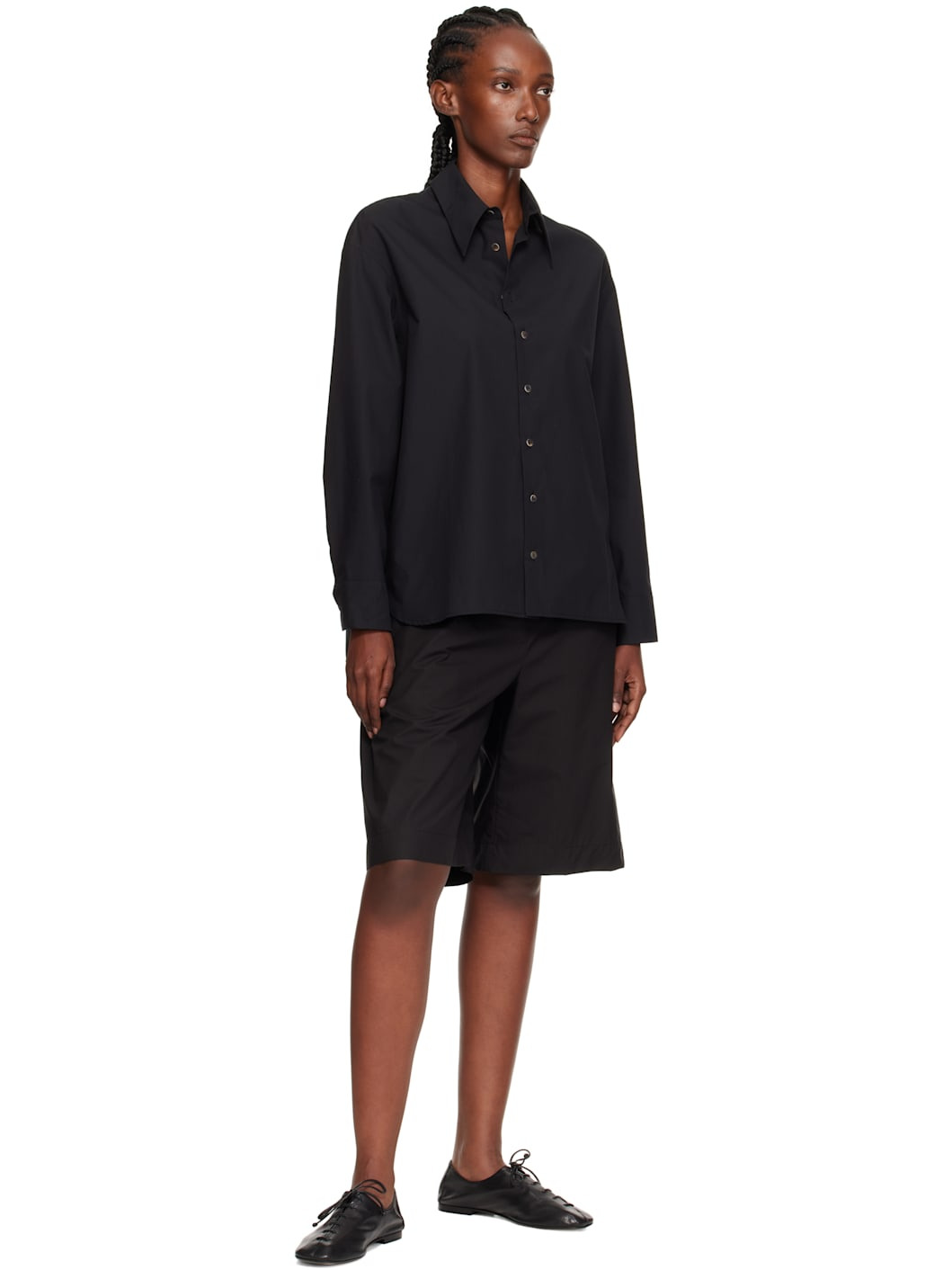 Black Plegada Supple Shiny Derbys - 5