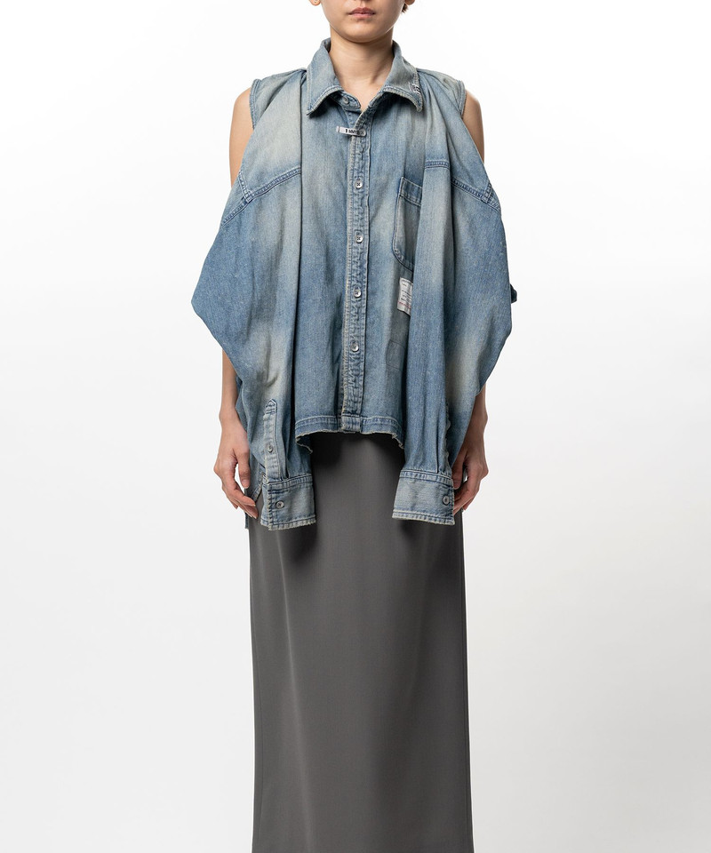 Vest Combined Denim Shirt 16