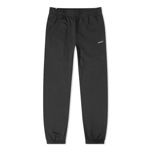 Off-White Arrow Printing Sports Long Pants Black OMCH029E20FLE0061001 - 1