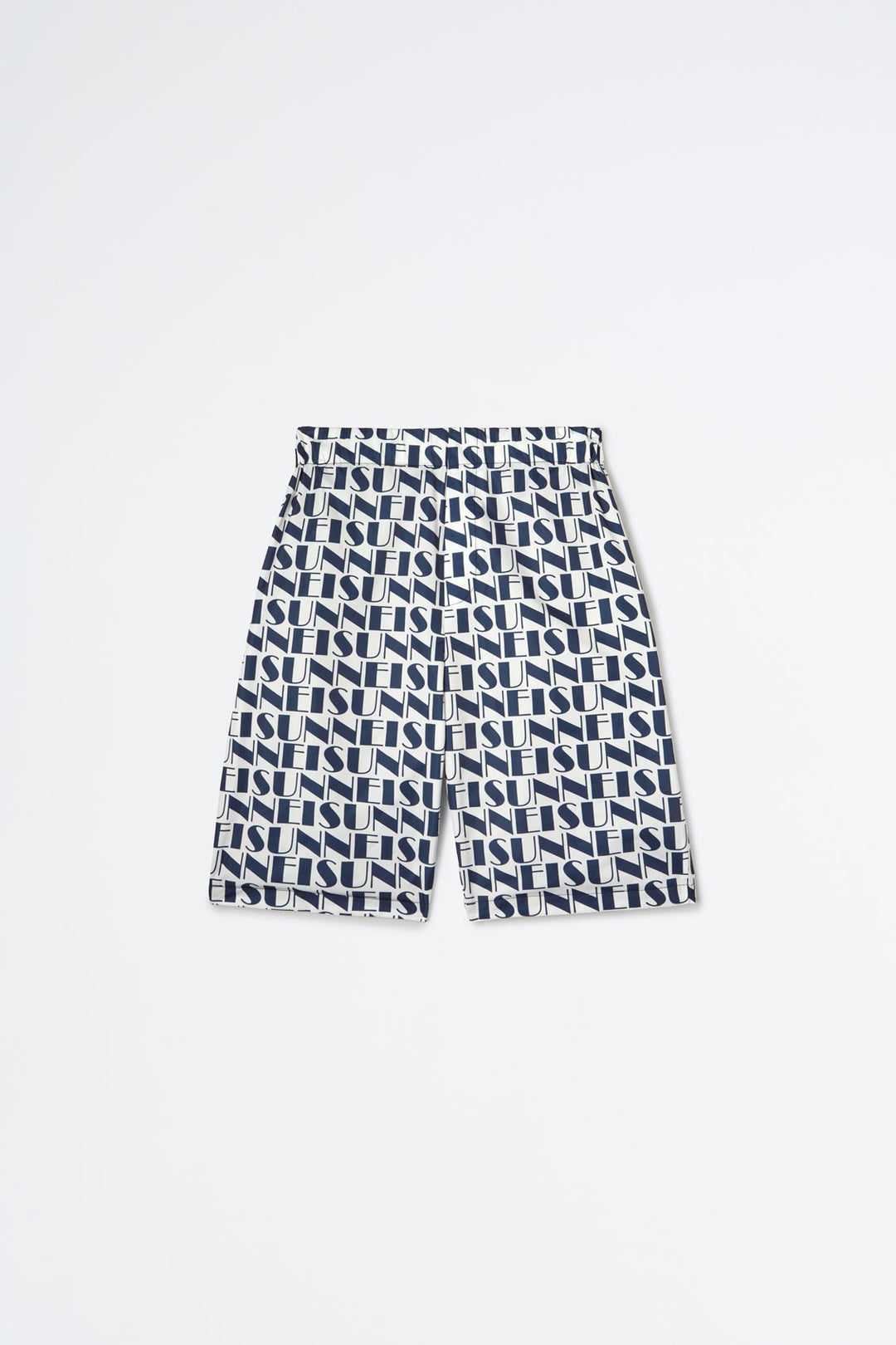 REVERSIBLE NAVY & WHITE LOGO BERMUDA PANTS - 1