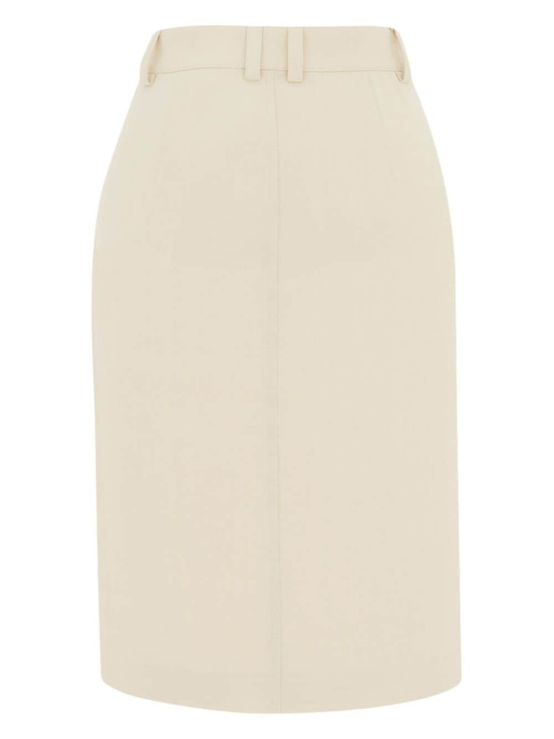 SAINT LAURENT buttoned-up pencil midi skirt outlook