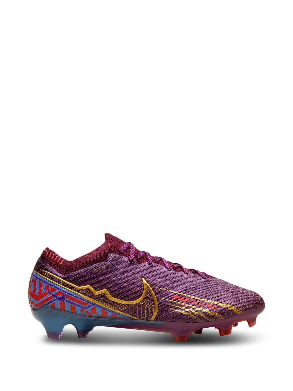 Zoom Mercurial Vapor 15 Elite KM FG Cleats "Mbappe Dark Beetroot" sneakers - 1