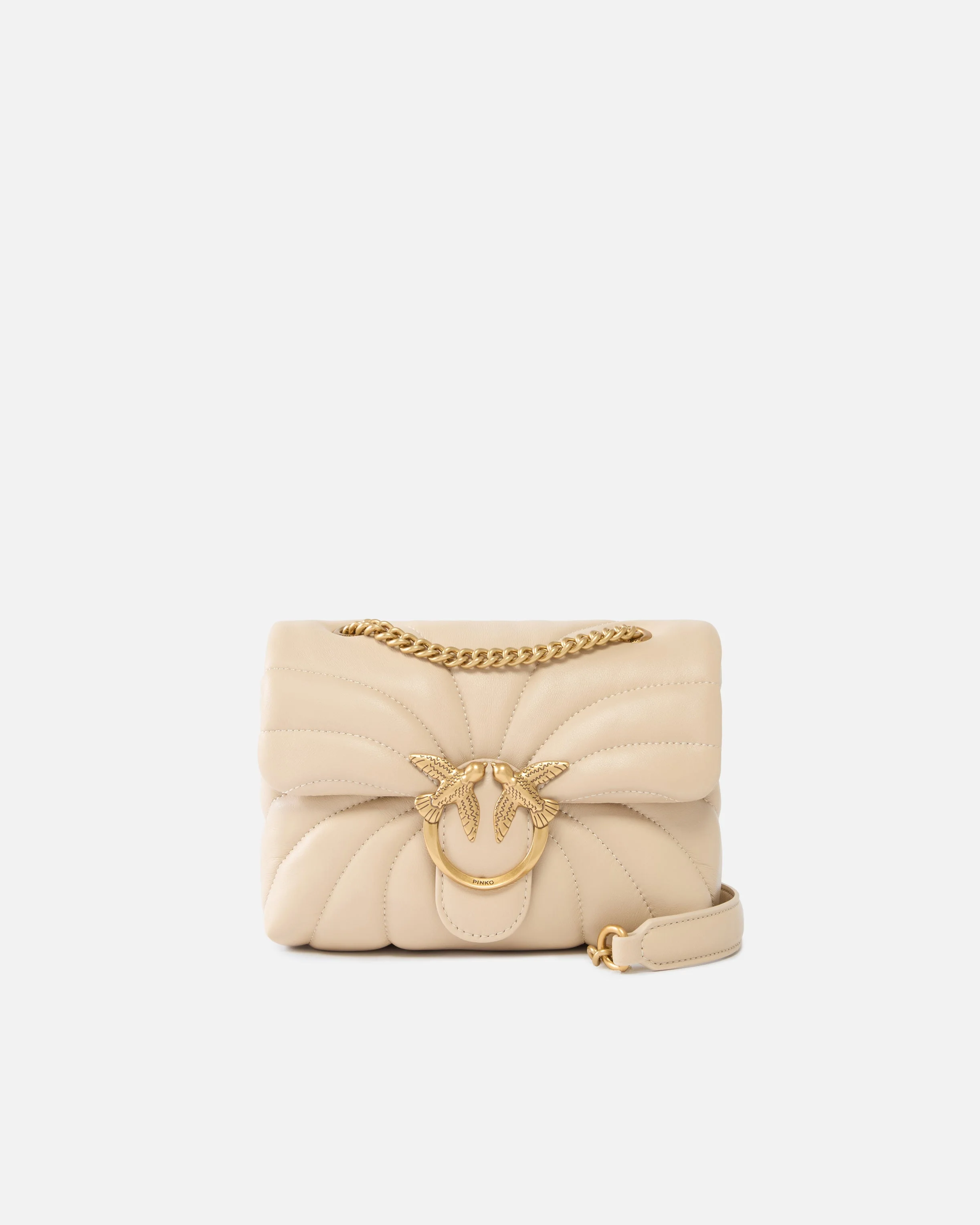 LOVE BAG PUFF BUTTERFLY MINI NAPPA LEATHER CROSSBODY BAG - 1
