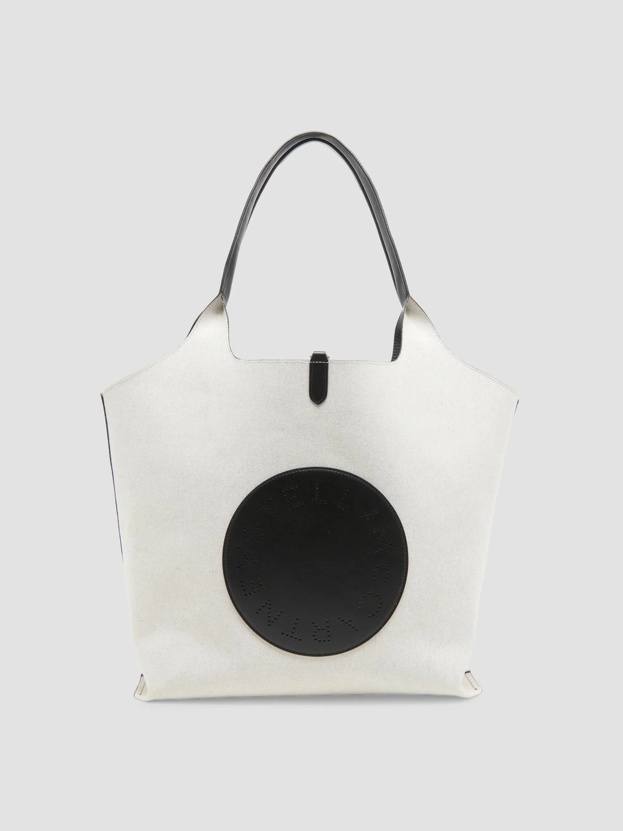 Women's Logo Reversible Tote Bag - Black - 1
