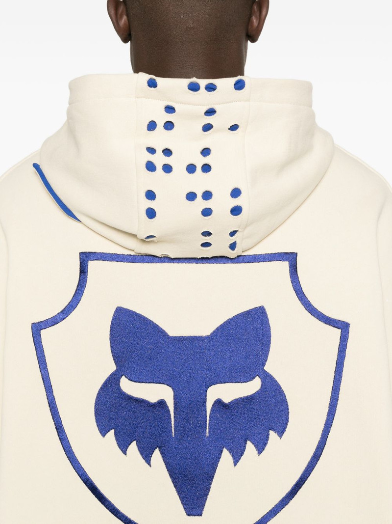 x Fox Lab zip hooded overshirt 5