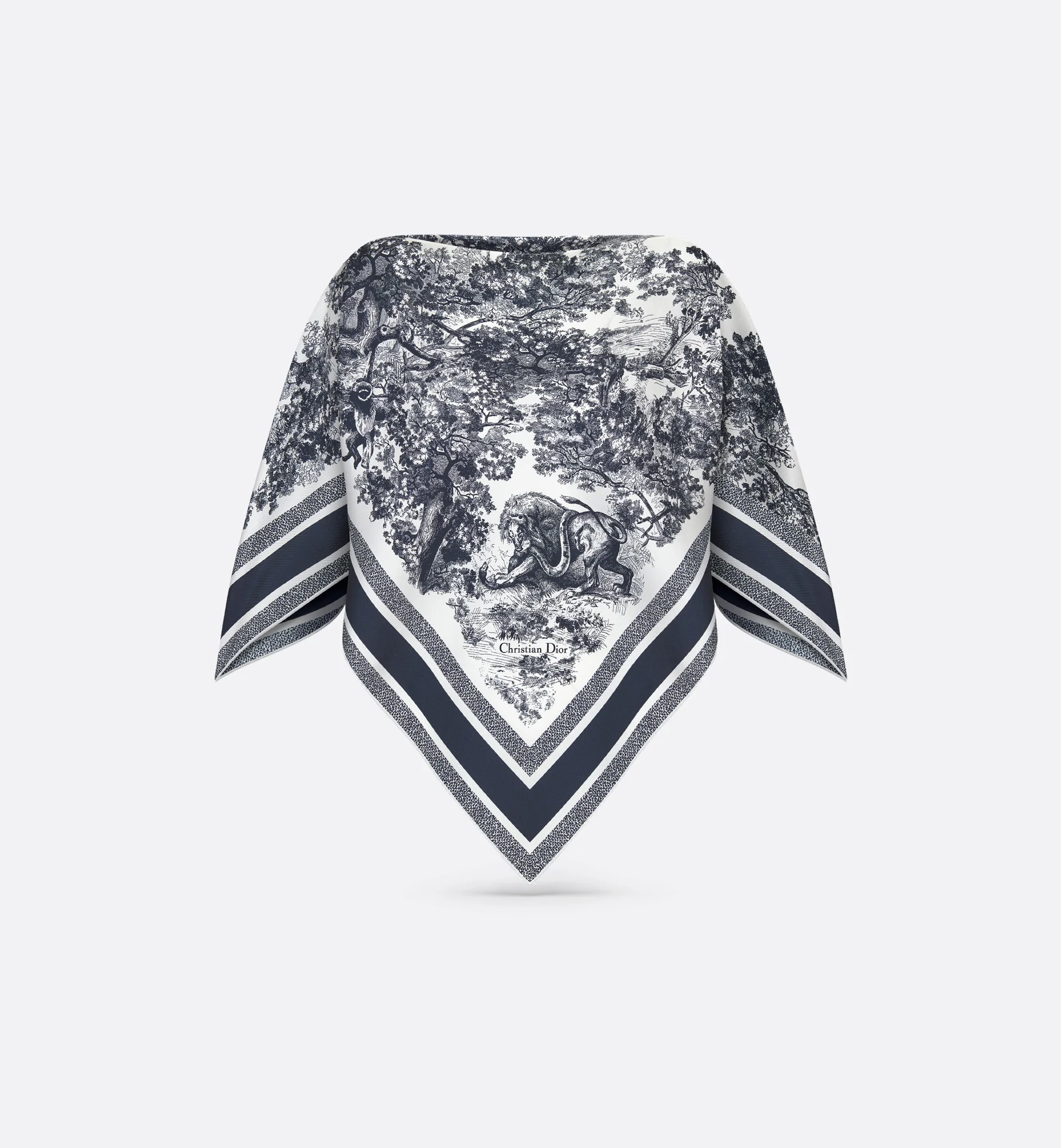 Toile de Jouy Sauvage Dior Silk Top - 1