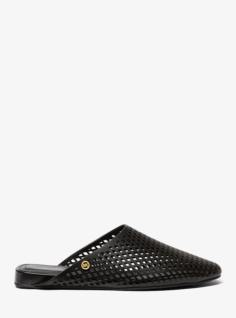 Cady Perforated Leather Mule - 1