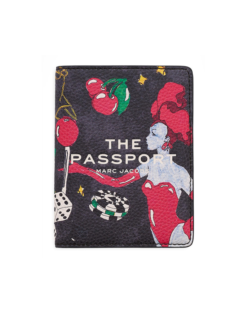The City Las Vegas Leather Passport Case - Las Vegas 1