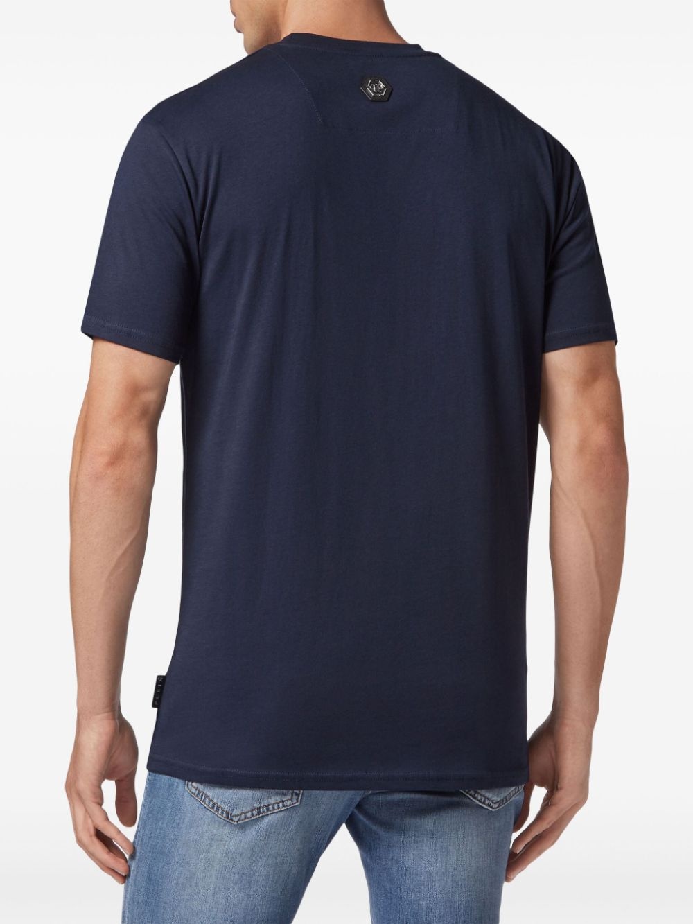 PP Tape-print round-neck T-shirt - 4