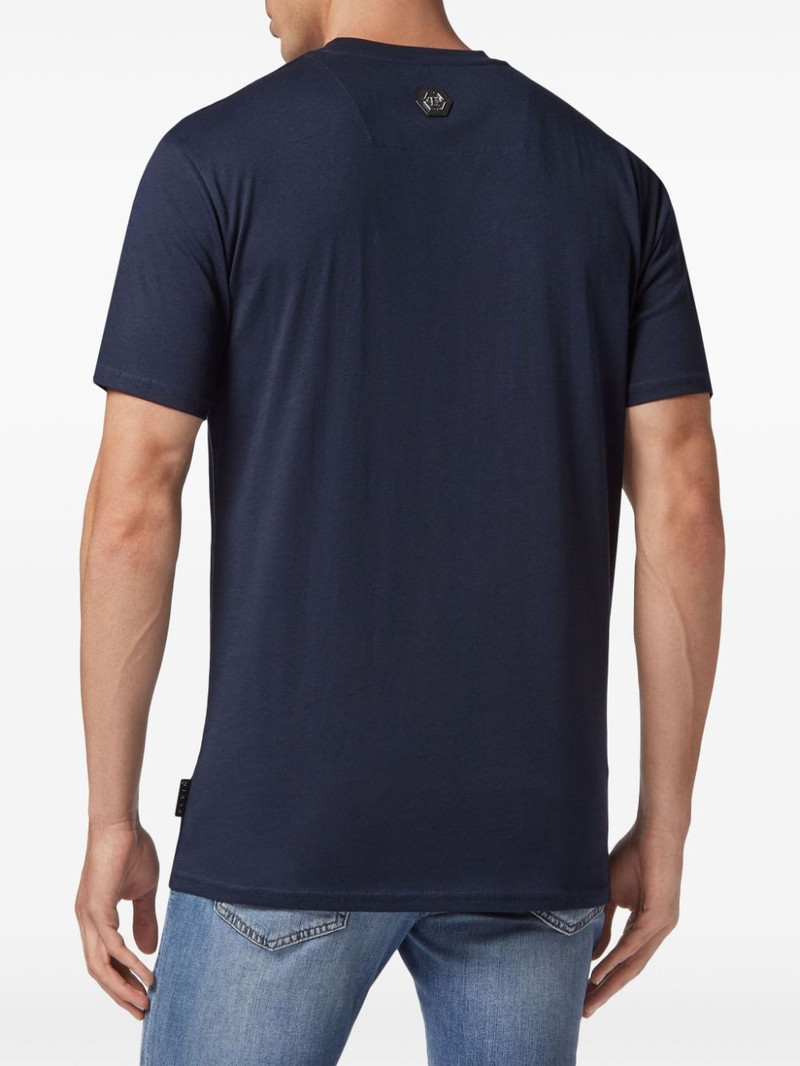 PP Tape-print round-neck T-shirt 4