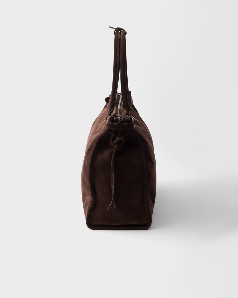 Prada Bonnie suede tote bag 6
