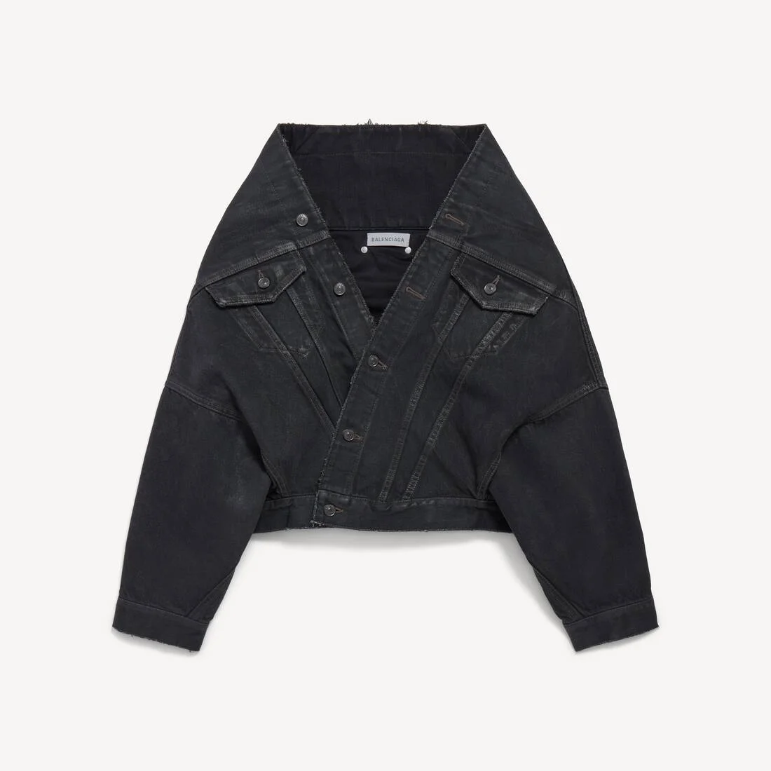 Women's Wrap Jacket in Black - 1