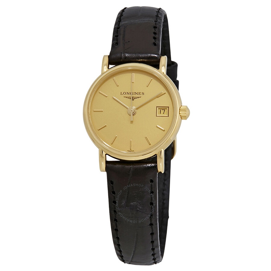 Longines Presence Champagne Dial Ladies Watch L7.490.6.32.0 - 1