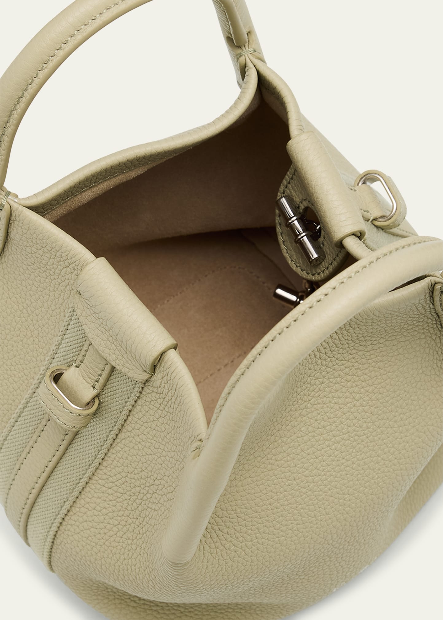Bale Micro Grain Leather Crossbody Bag - 4