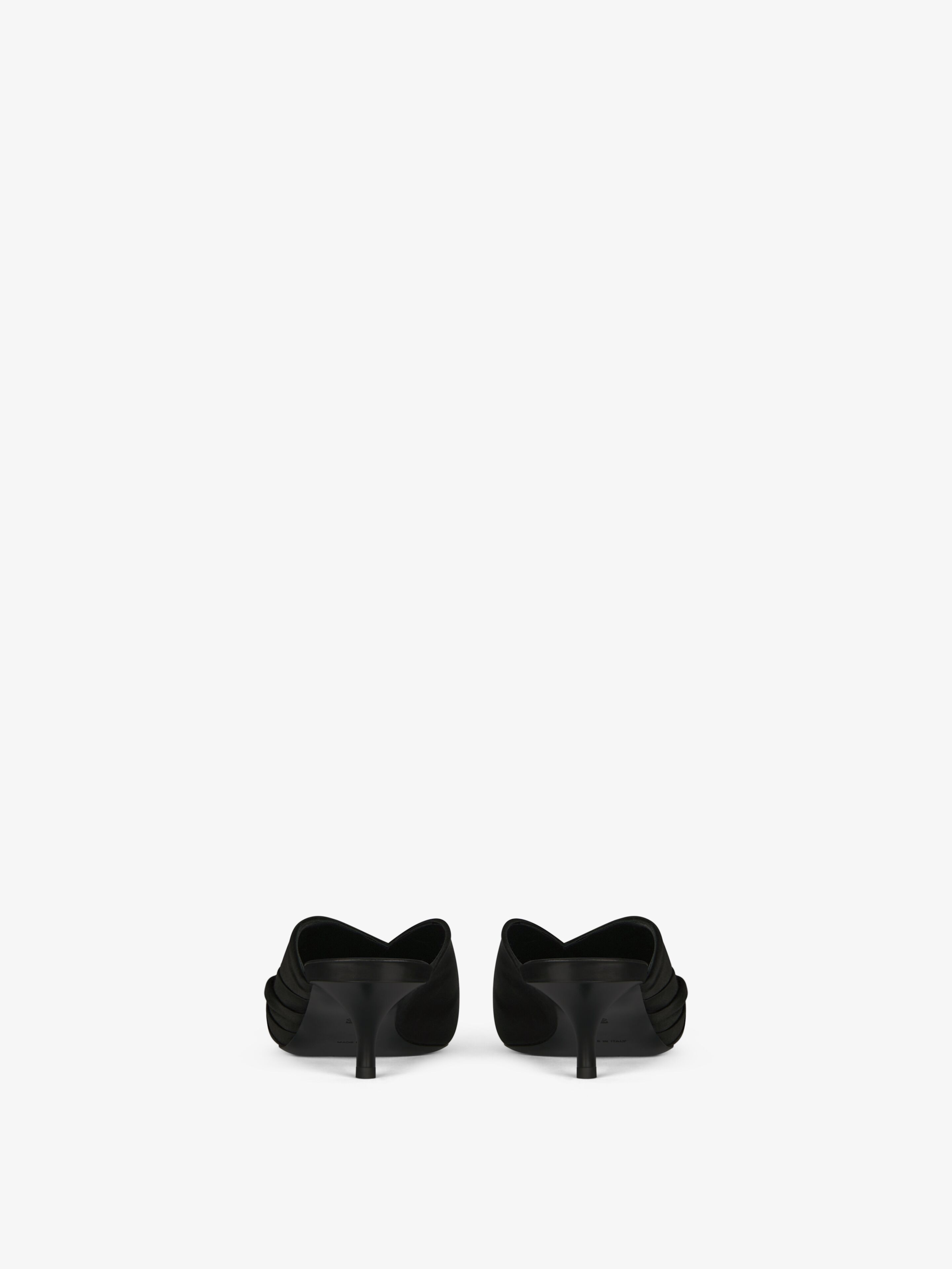 TWIST MULES IN SATIN - 7
