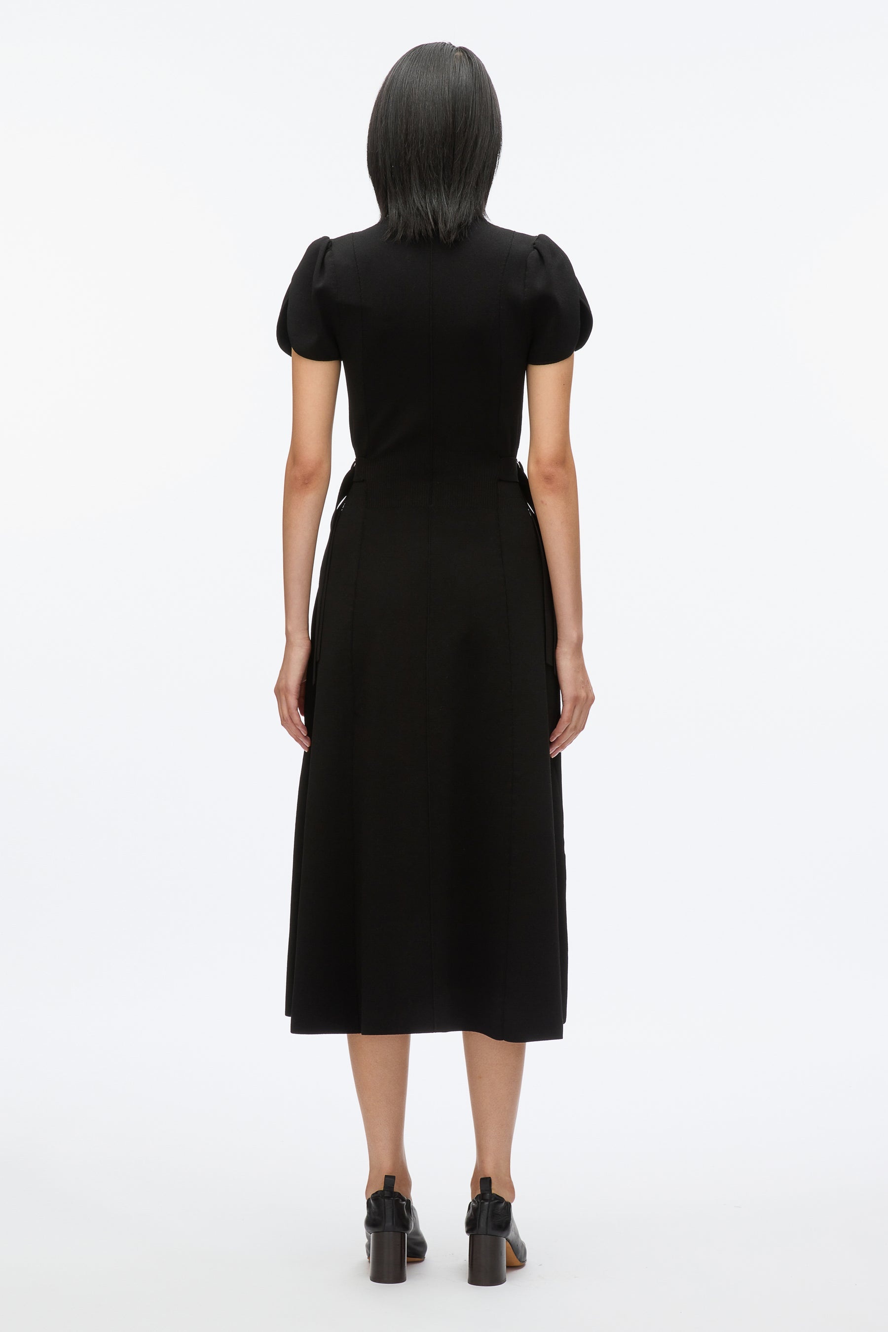 Compact Rib Tulip Dress - 4