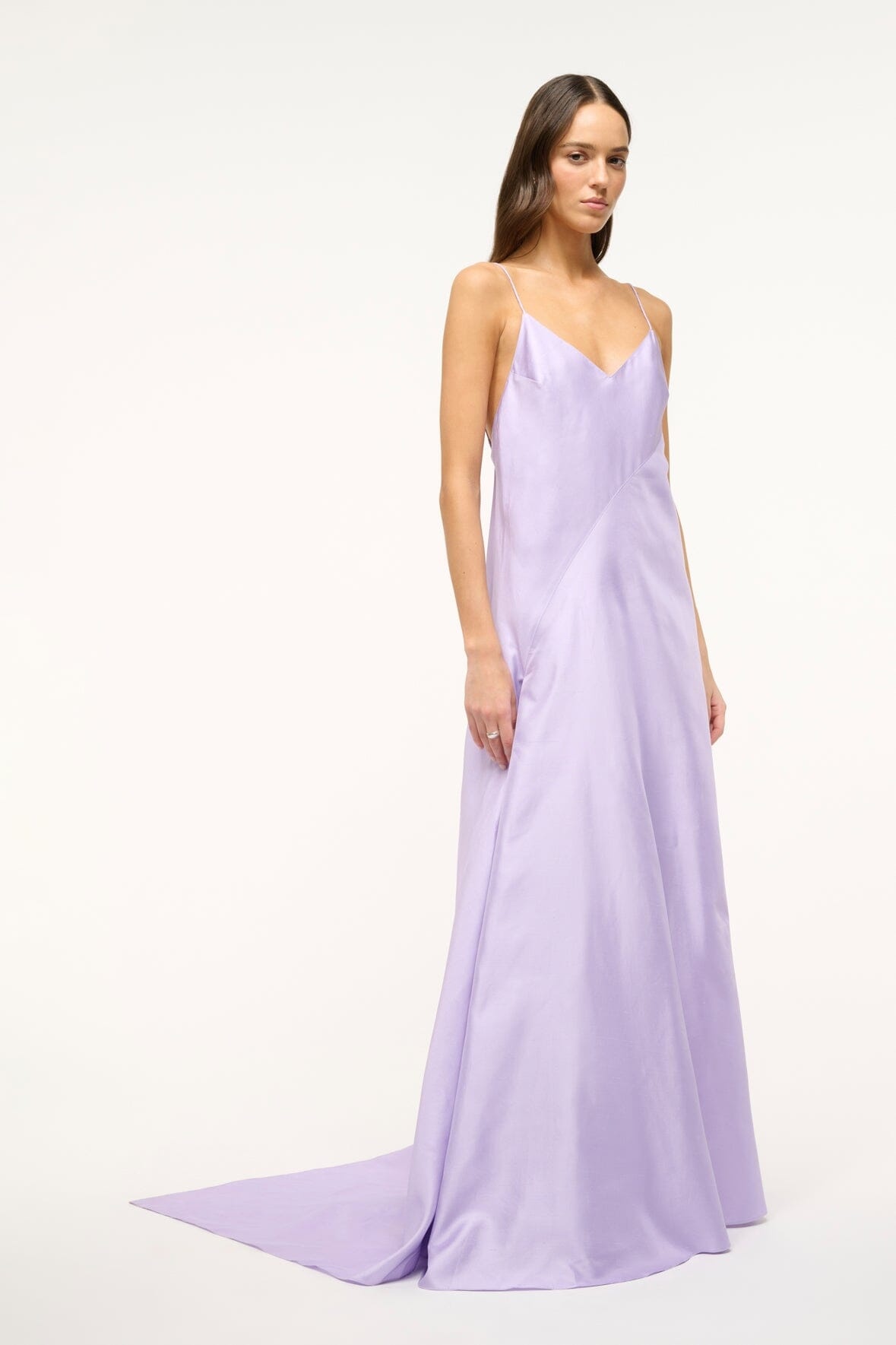 STAUD MAXI LEONARDO DRESS LILAC - 2