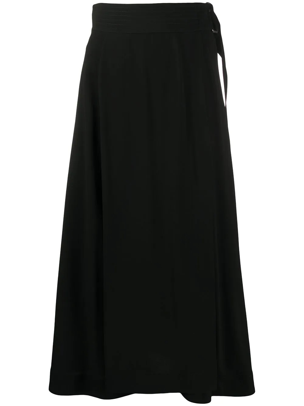 cutout-back midi skirt - 1