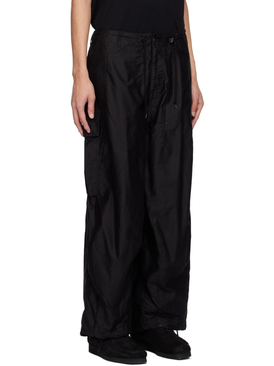 Black H.D. Cargo Pants - 3
