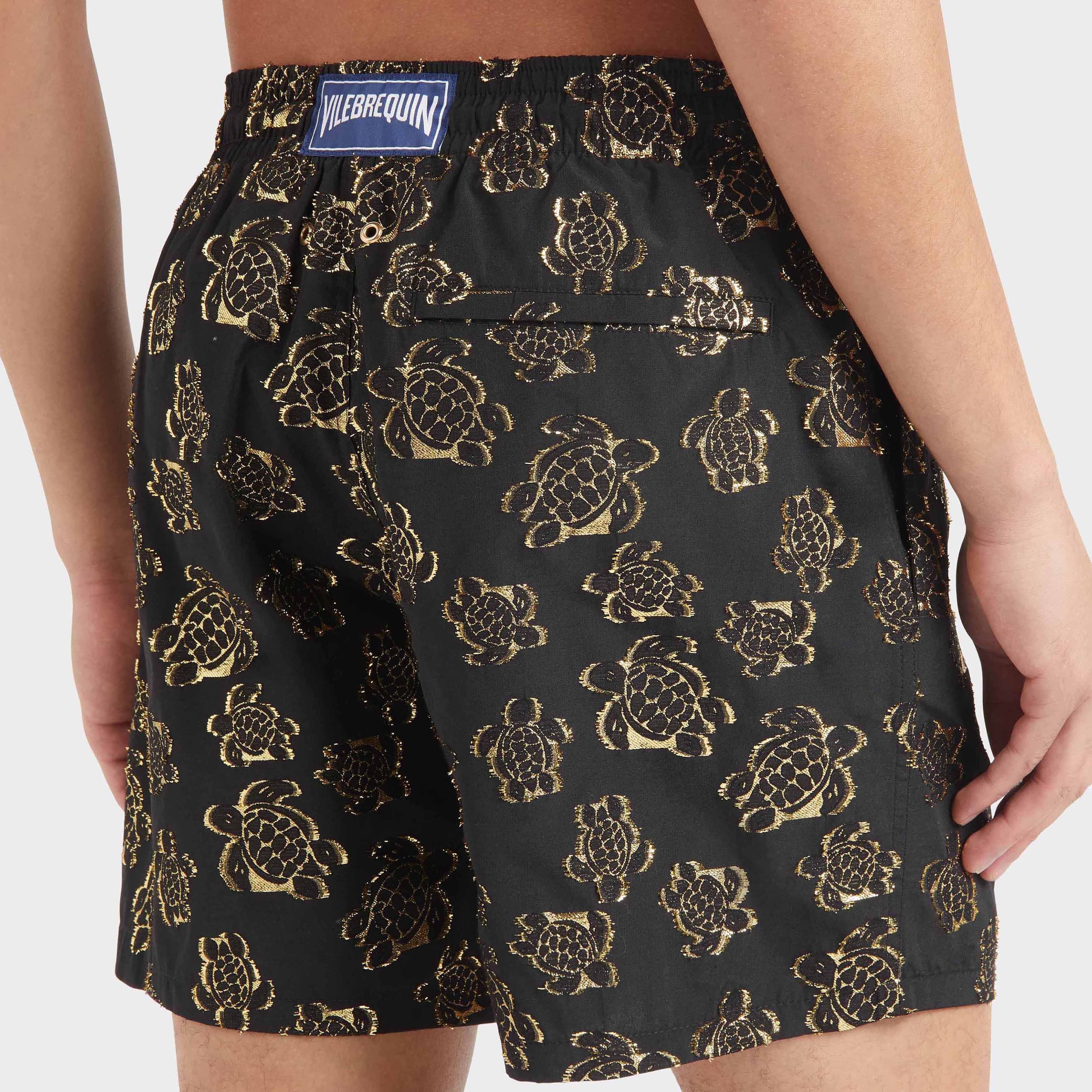 Men Swim Trunks Ronde des tortues Jacquard - 6