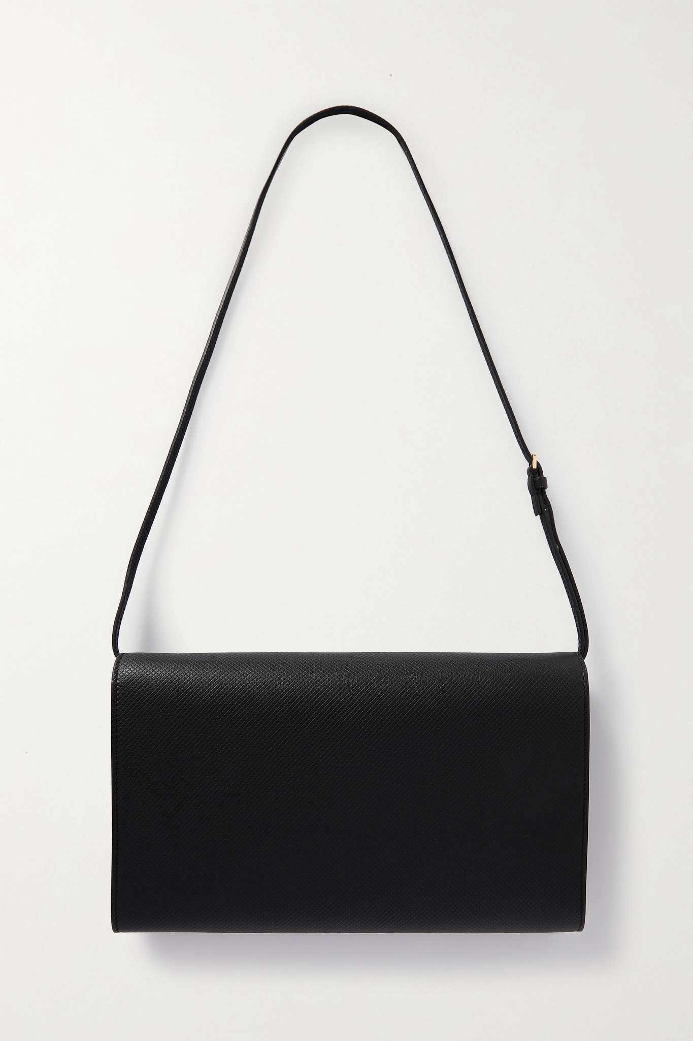 【国内発送】THE ROW ショルダーバッグ Envelope large leather THE ROW Envelope Large Leather Shoulder Bag in Black | endource
