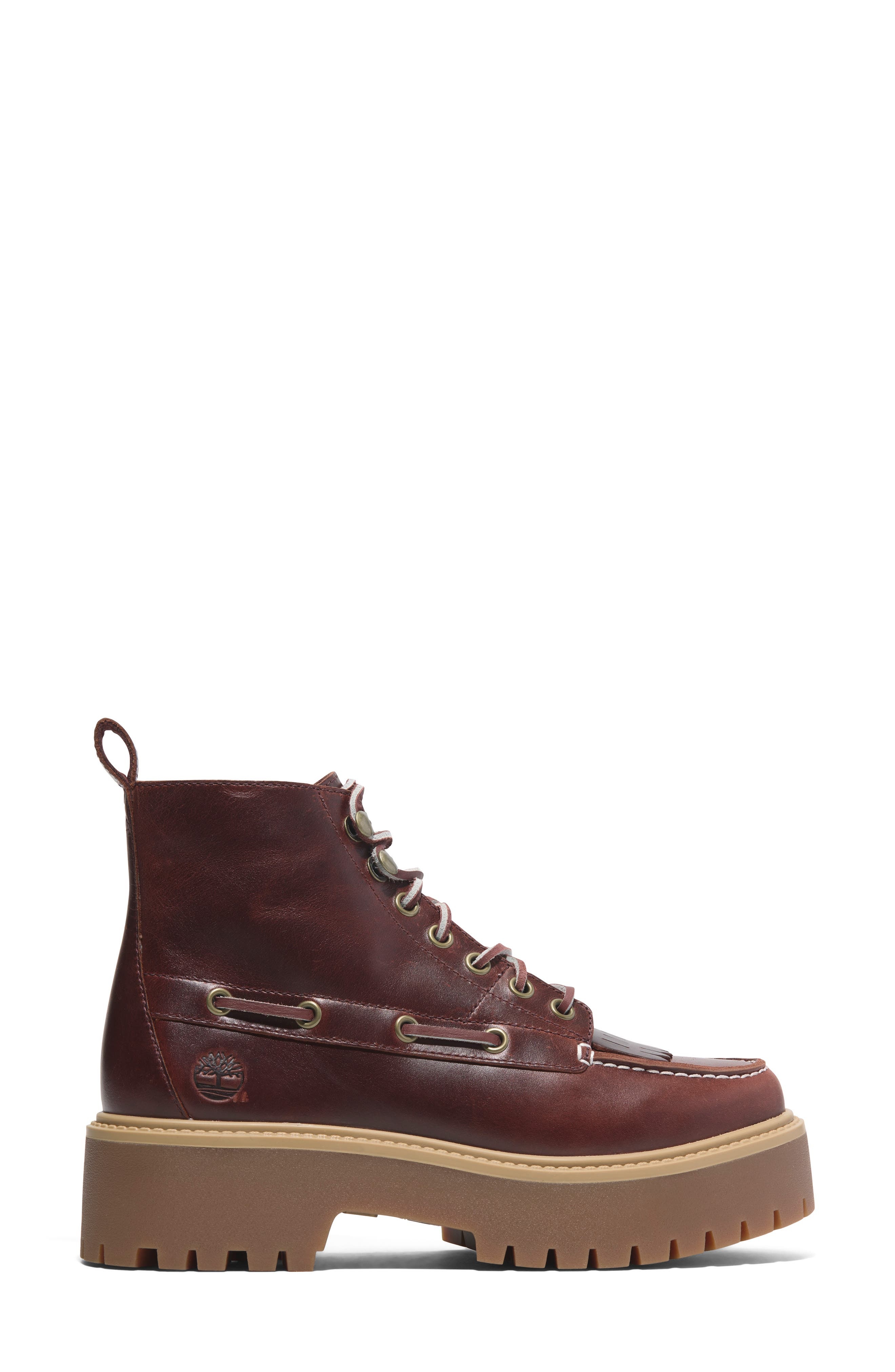 Timberland Stone Street Platform Hiking Boot in Burgundy Full Grain at Nordstrom - 2