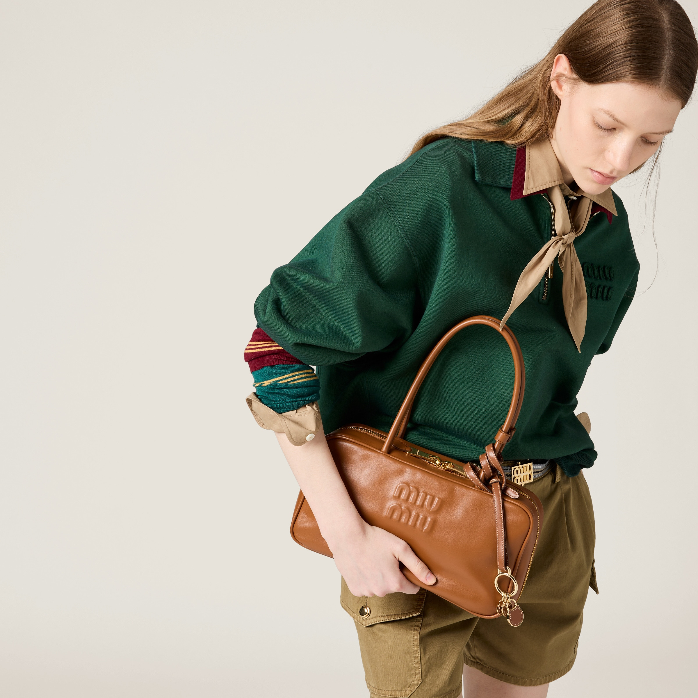 Beau leather top-handle bag - 2
