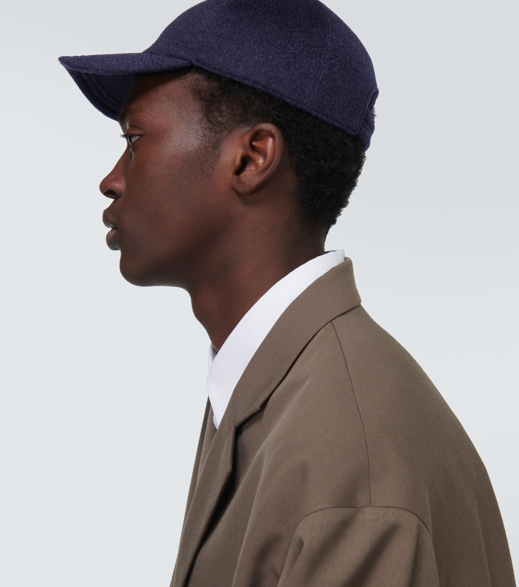 Caspian cashmere baseball cap - 2