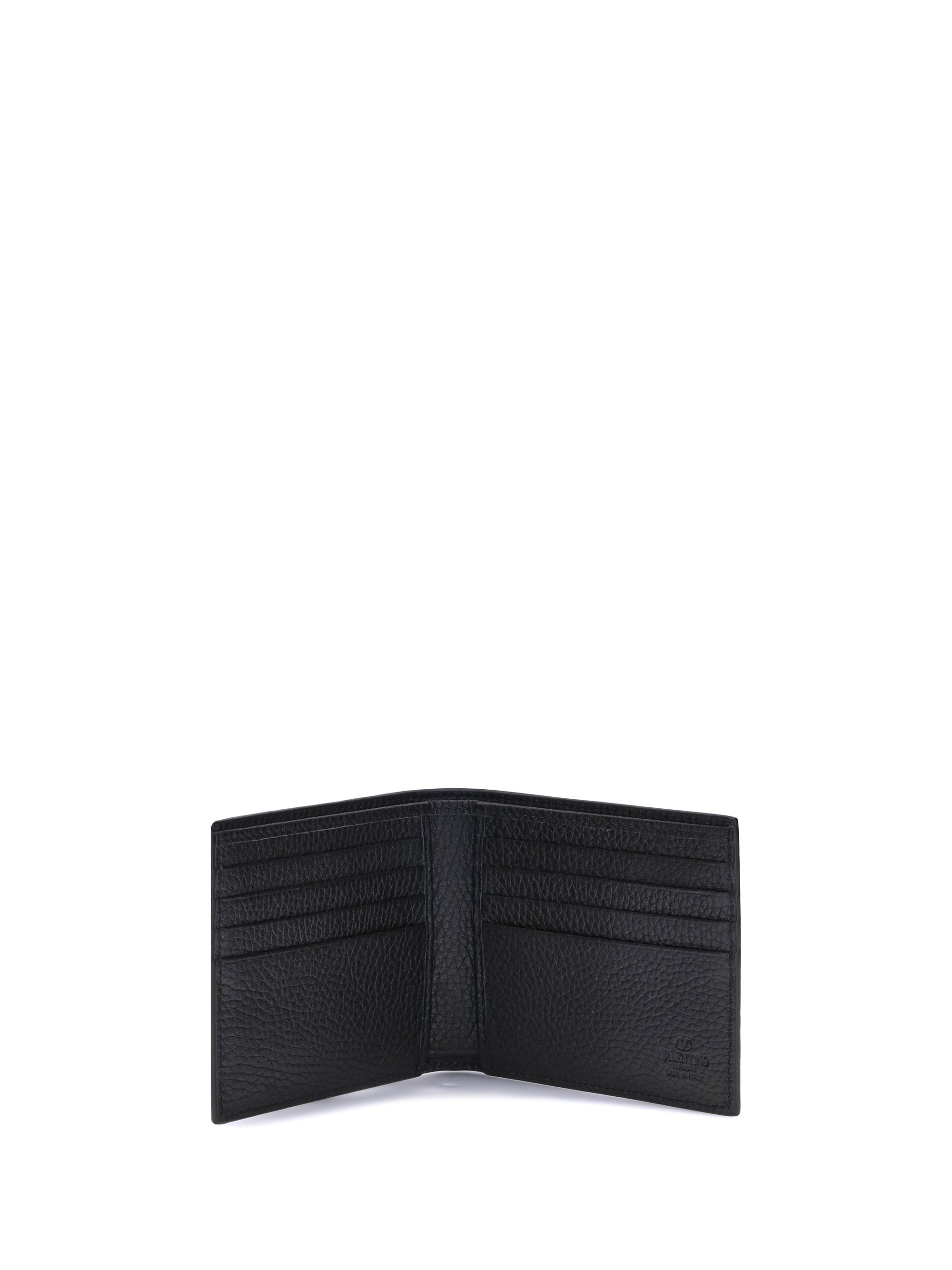 Valentino Garavani Men Bifold Rockstud Wallet - 3